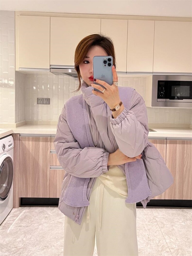 新短款羽绒毛线披肩网红，其它，泰靡(1F)