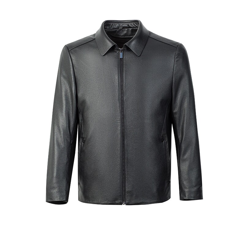 2301-1秋冬新款男士真皮羽绒服可脱卸内胆牛皮外套商务男装P600,男装羽绒服,电商B360A（原721A）