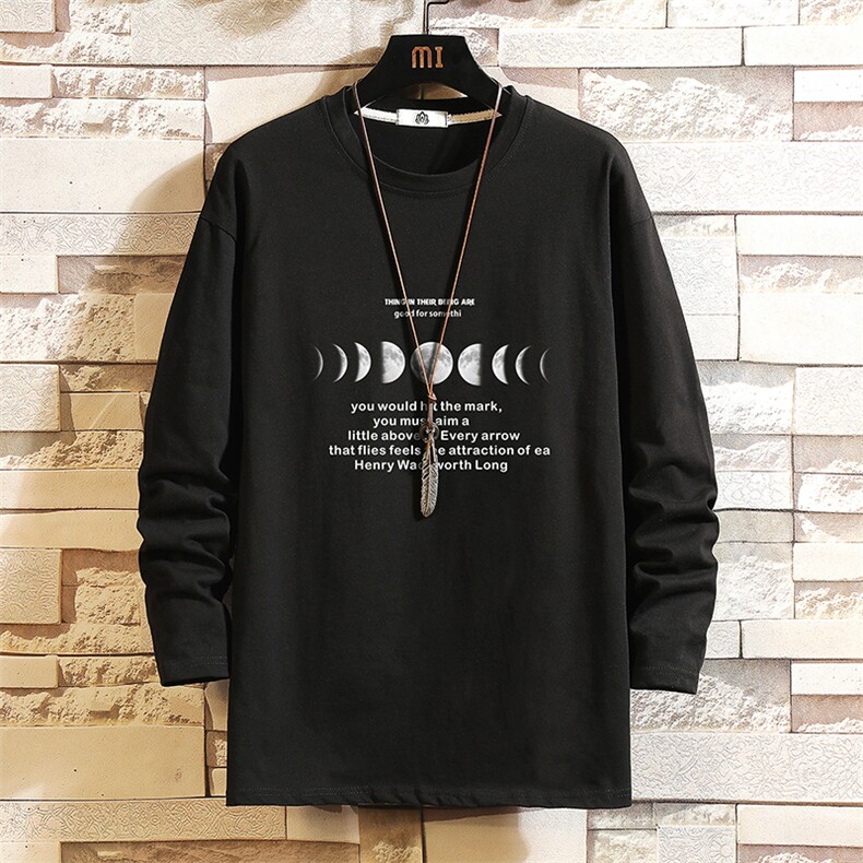TX3135-P28 纯长袖t恤男大码圆领打底衫体恤上衣服图片