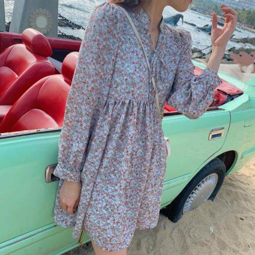 俏皮碎花连衣裙，女装连衣裙，郭郭家