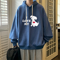 连帽卫衣男大码胖子帽衫大号运动服WY2448-P35，男装卫衣，电商A040