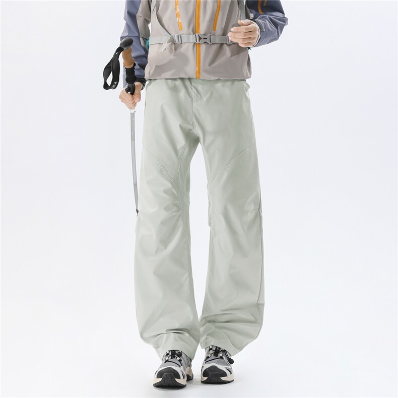 美式户外褶皱设计冲锋裤男防风徒步登山裤子防水耐磨CF157-P50，男装休闲裤，星座310A-4