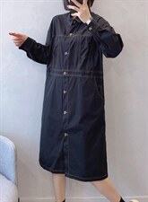 中长款连衣裙，女装连衣裙，江南俏之羽