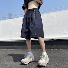 五分裤男士韩版潮流高街帅拼色夏季百搭2024新款ins短裤K5276-P33，男装牛仔裤，星座412-2