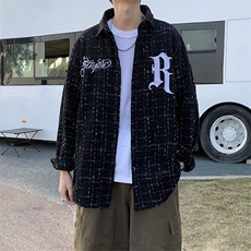 欧美嘻哈棒球服外套男潮牌街头宽松情侣休闲复古刺绣夹克JK19-P45，男装夹克，星座1008-1