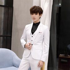 2021时尚新款西装外套韩版修身休闲西服男107，男装西服，星座112C