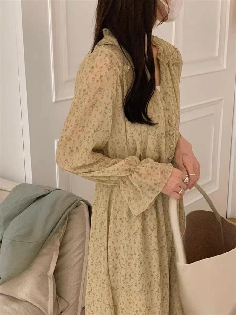 碎花连衣裙，女装连衣裙，泰靡(2F)