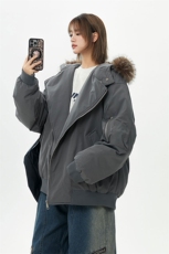 有90绒报告可拆卸毛领羽绒服派克服标90绒78197P268控428，男装羽绒服，星座227-7