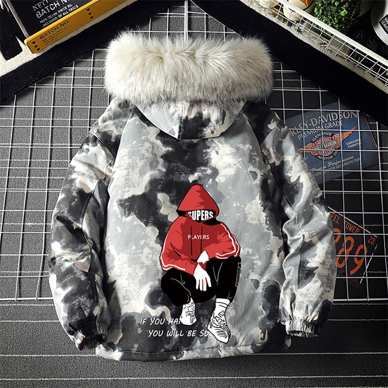 MC49051-P135日系潮衣男大码派克服男工装服外套袄,男装棉衣,电商A040A