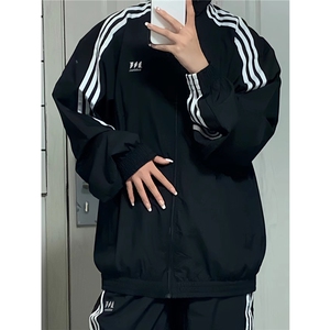 三条杠夹克外套休闲长裤运动套装 衣H1003P78 裤KH123P58(网图）图片