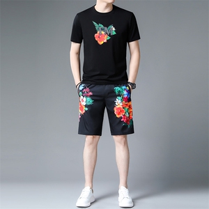 C231205钱塘2020-2夏季男士薄款休闲运动套装时尚潮流两件套P116图片