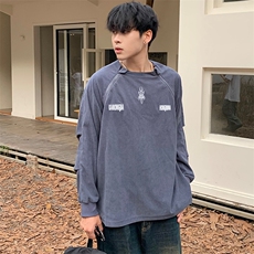 WY100-P50美式灯芯绒全刺绣开叉拉链潮牌卫衣，男装卫衣，星座1501-1