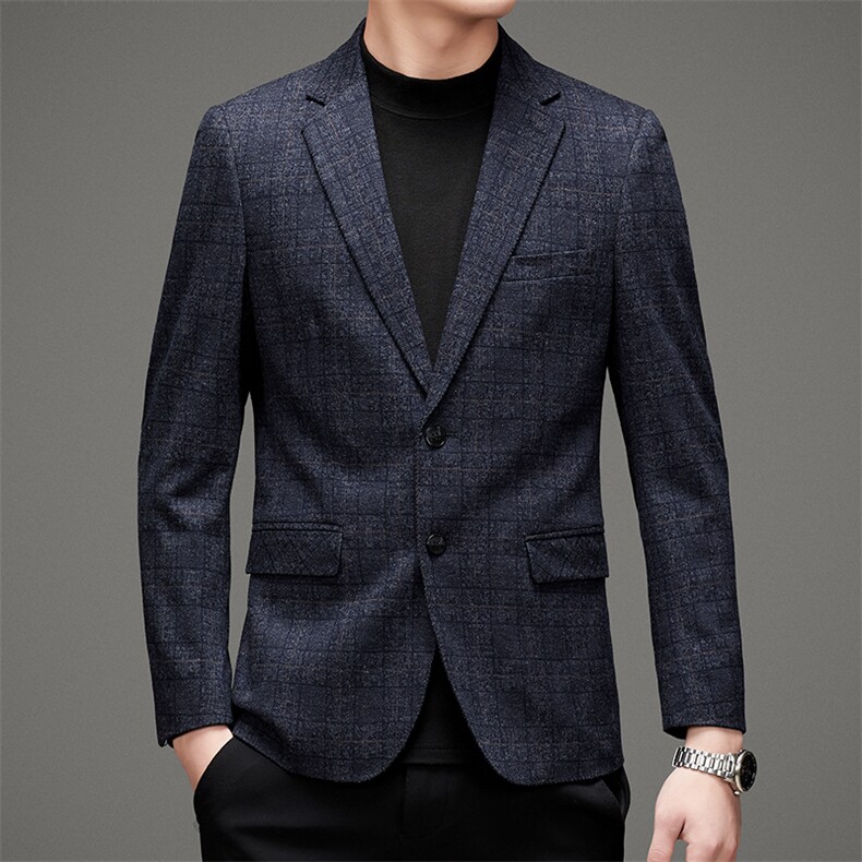 D1588男式2023春季新款便西男韩版西装外套商务休闲西服男装P190，男装西服，电商B360
