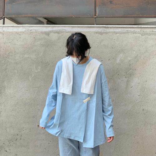 【现货】春季新款8873前贴标大版T恤，女装T恤，淳·清雅秀