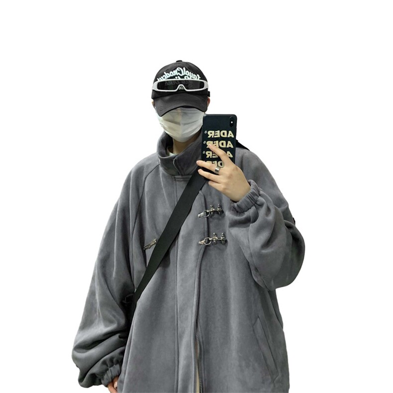 重磅！麂皮绒复合夹克飞机扣外套XH43-特P60控价：108,男装夹克,电商B367