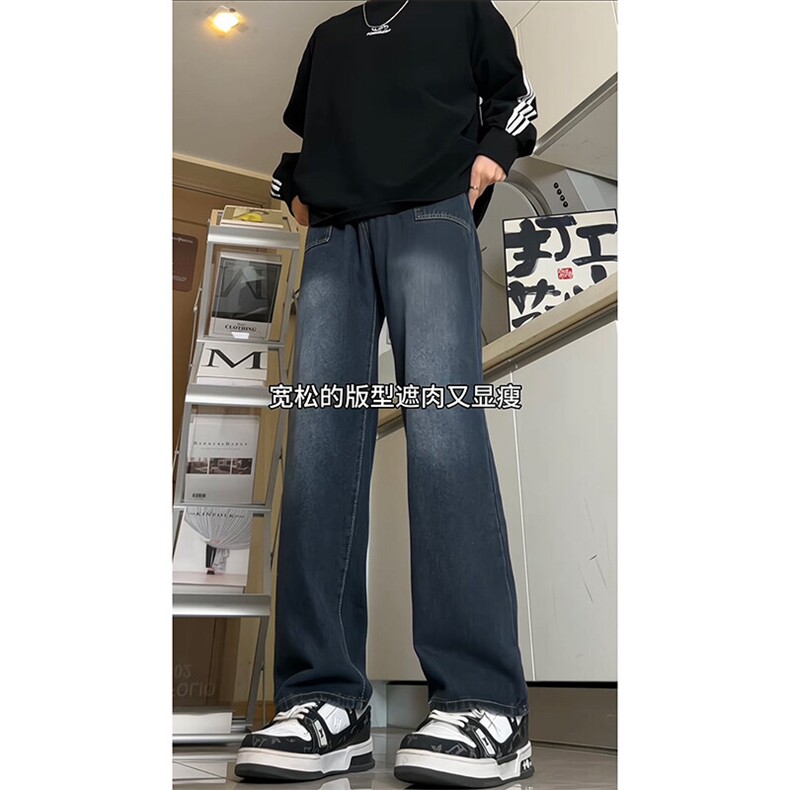 美式hiphop微渐变直筒工装牛仔裤现货！XZ310A-4-NZ20,男装牛仔裤,星座310A-4