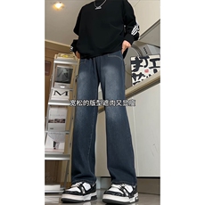 美式hiphop微渐变直筒工装牛仔裤现货！XZ310A-4-NZ20，男装牛仔裤，星座310A-4