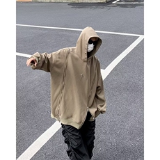美式复古连帽卫衣秋冬宽松oversize潮牌设计感拉链外套WY420-p53，男装卫衣，星座1008