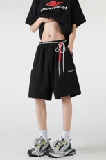 2025夏季新款无影墙大码美式刺绣大口袋短裤M-5XHK25178-特P35，男装休闲裤，电商A022