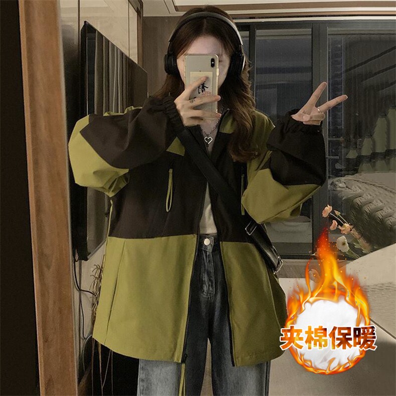 工装冲锋衣棉袄美式休闲学院风外套棉服C855-P120,男装夹克,星座911-2(原星座613-2）