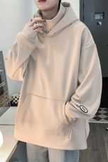 M-6XL420克oversize大码秋季新款加绒连帽套头，男装卫衣，星座109-1
