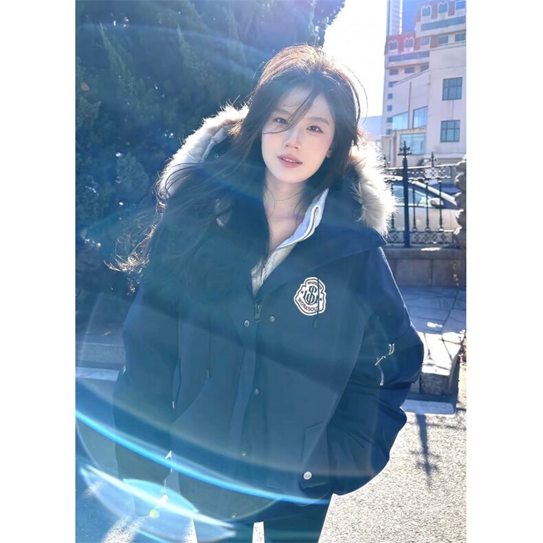 现货美式宽松加厚工装保暖棉服可拆卸毛领MY809/P105,男装棉衣,星座205-3