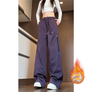 女模 大货 加绒保暖休闲裤防水冲锋裤 S225-特P53 控98图片