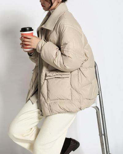 专业生产日韩系简约时尚羽绒服，女装羽绒服，奢纹