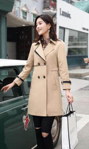 春装风衣，女装风衣，千娜利