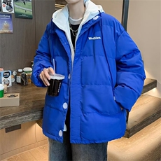 冬装ins韩版潮牌棉袄假两件棉服新款美式休闲棉衣外套W5481-P88，男装棉衣，星座512-2