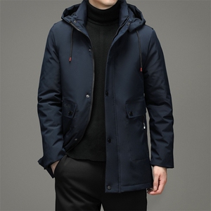 21冬季新款潮流连帽棉服时尚休闲纯色立领棉衣男装ZELD9712-P145图片