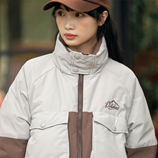 2026冬季新款男日系潮牌立领白鸭绒羽绒服加厚拼色外套YR18-F253，男装羽绒服，电商A101（原外27）