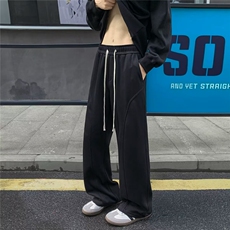 休闲裤男女韩版潮流卫裤帅气百搭直筒2025秋冬ins长裤K6720-P41，男装休闲裤，星座412-3
