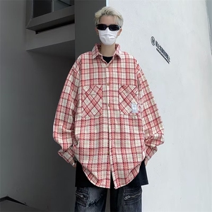 秋季青春流行男夹克文艺潮毛呢小香风外套C103-P48图片
