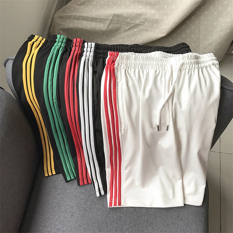 百搭五分裤子夏季纯色摆拍港风运动沙滩裤休闲裤短裤潮612-1/P30图片