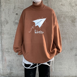 抖音供货、现货秋季冬高领毛衣宽松打底衫D223A-MG2314-特P45图片