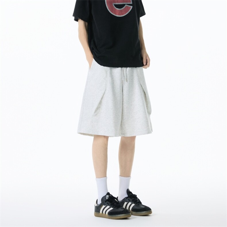 【夏季新款暗褶圆弧剪裁设计款男生短裤】宽松有型310A-8836-P25,男装牛仔裤,四季星座310A