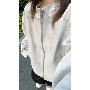 特批55 抖音数据款棒球领雾感夹克街头教练翻领外套JK3060图片