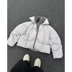 冬季2024美式潮牌双层领假两件棉服外套男加厚宽松棉衣，男装棉衣，星座716-4