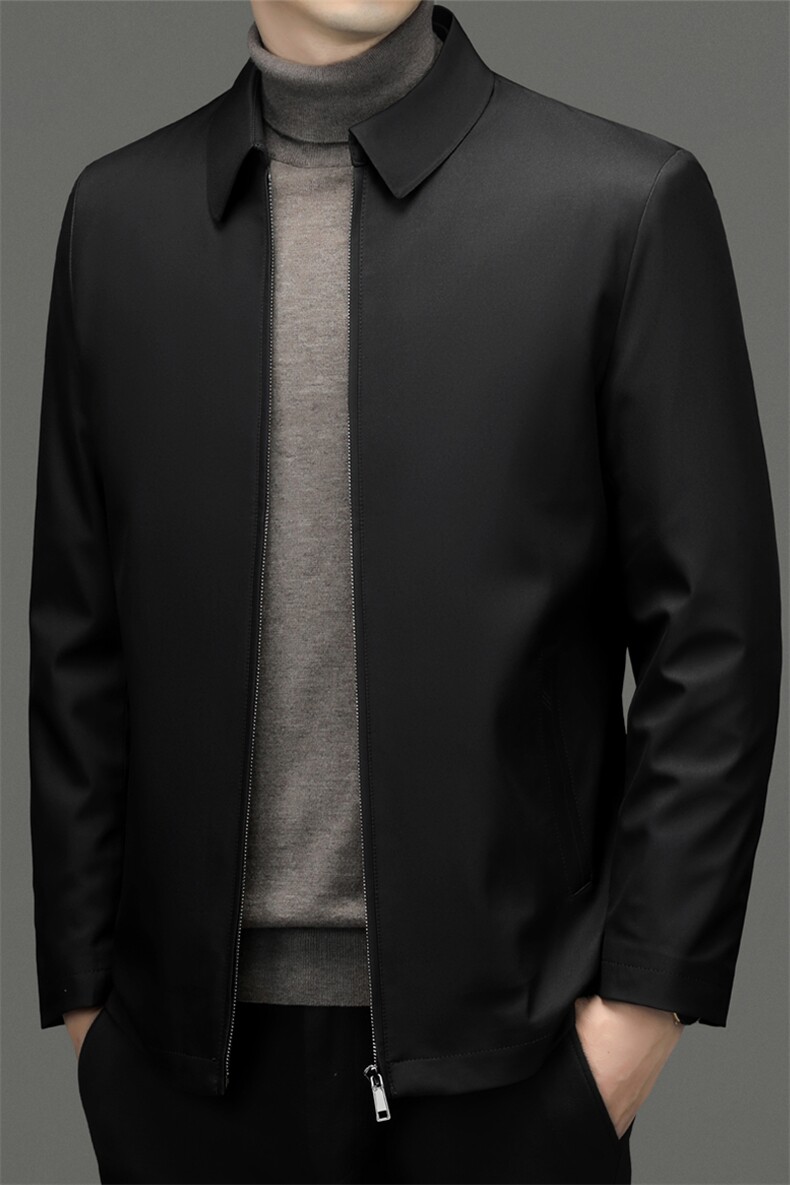 冬季新款男士加厚保暖外套男中青年翻领休闲可脱卸内胆棉服男装,男装棉衣,电商B212（原钱塘6029）