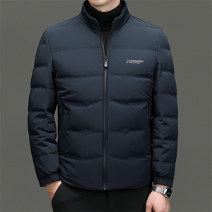 BN23610钱塘2020-2商务简约冬季厚款中年男士90鸭绒羽绒服P190图片