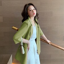 西装极力推荐现货夏小西装外套，女装西装，杭阁服饰