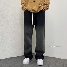 k786-p55-控78M-5XL现货性高阶港风中性ins宽松牛仔裤，男装牛仔裤，星座116