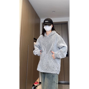 YK86089-P45秋季新款港风针织卫衣聚酯纤维图片