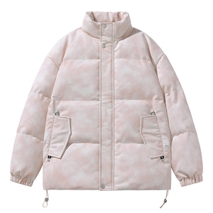 冬季棉衣男女情侣棉服痞帅青少年PU保暖皮外套图片
