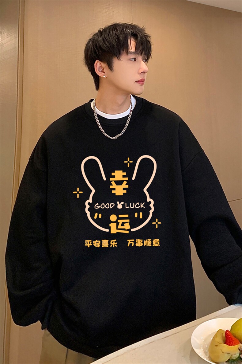 圆领卫衣男大码加厚长袖t恤男2024春S6297-P28,男装卫衣,电商A040