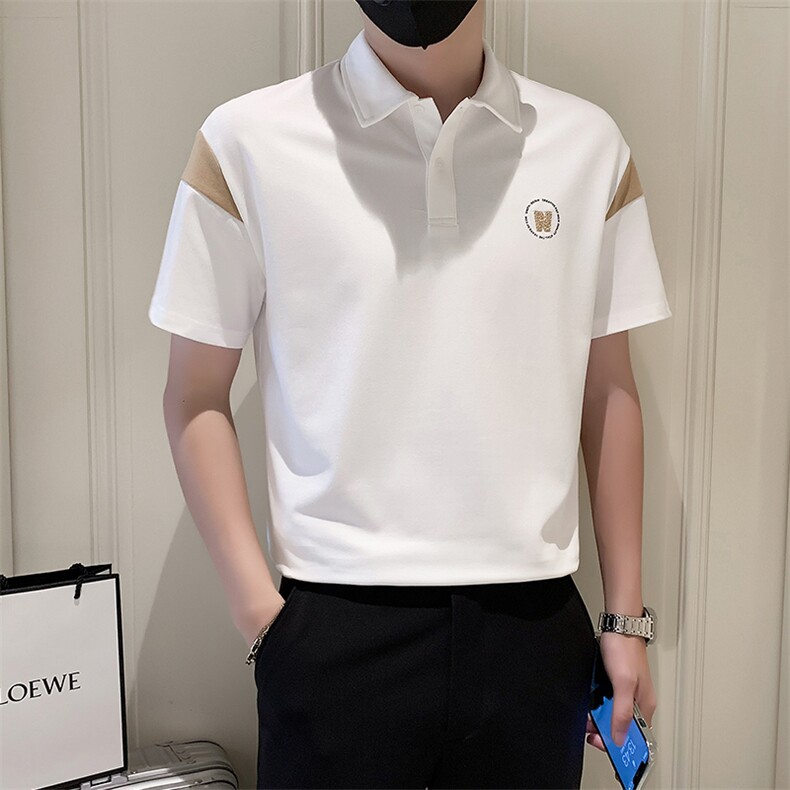 23男士翻领T恤B226-3002-p5570%%聚酯纤维5%氨纶,男装T恤,电商A210