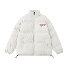 白底23新款冬季时尚百搭立领印花棉服外套MY62061P85控118，男装棉衣，电商A268-1