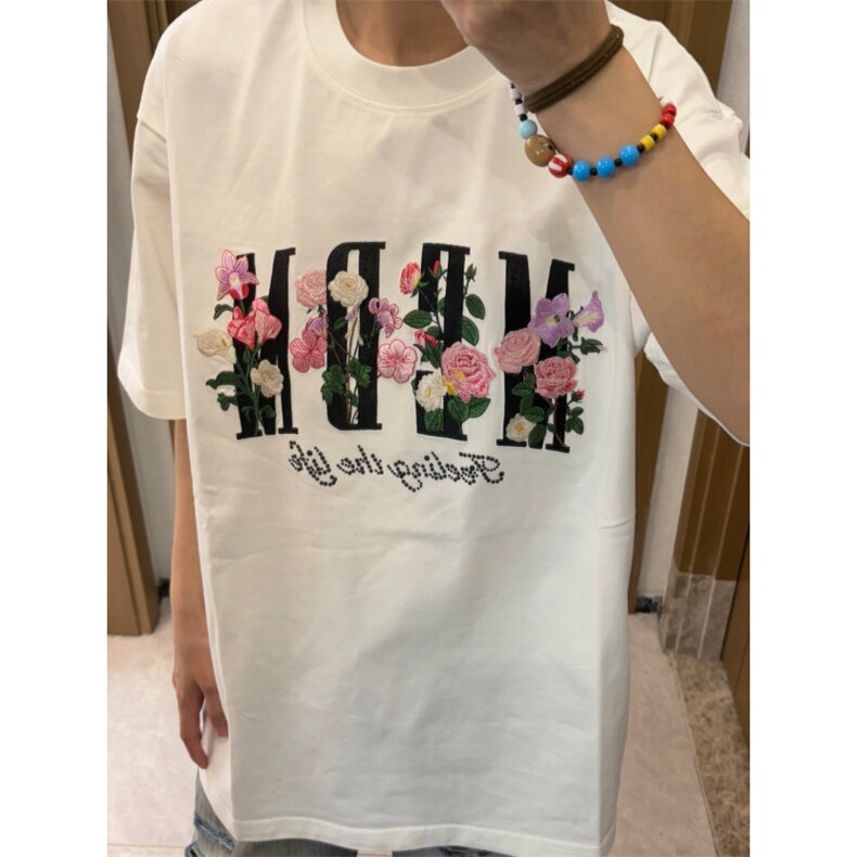H1024-P38高版本#【内里铺布/刺绣+烫钻】包边拉肩休闲短袖T恤,男装T恤,星座617A-2