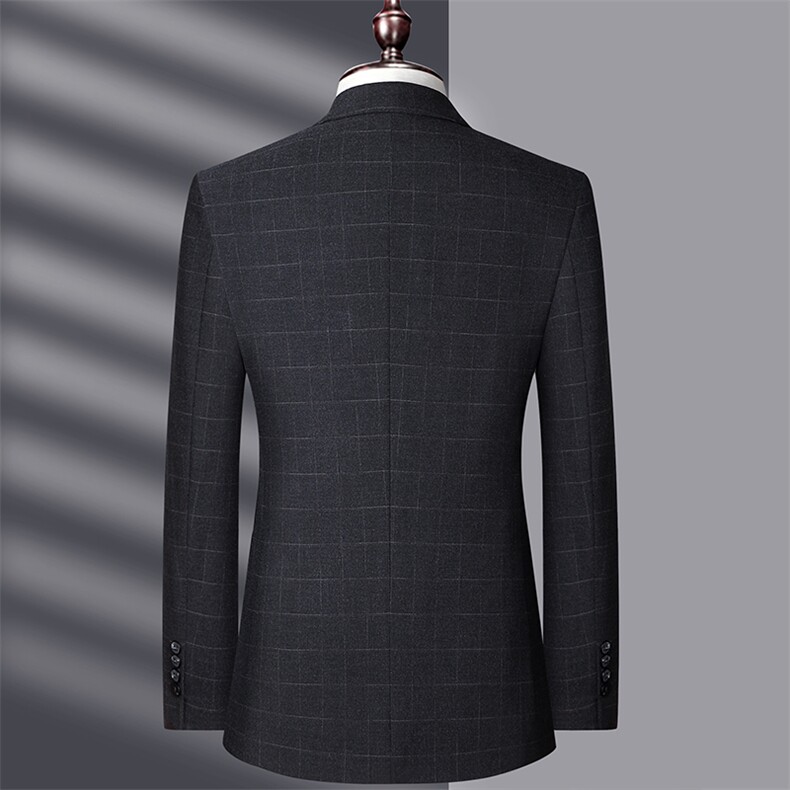 2021休闲商务西服套装爸爸装中老年西服上衣外套MNSA1579-P290图片